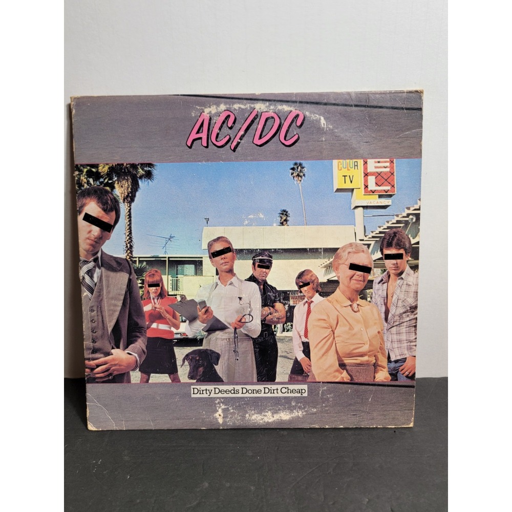 AC/DC Dirty Deeds Done Dirt Cheap Vinyl Record Album SD 16033 Atlantic LP 12"